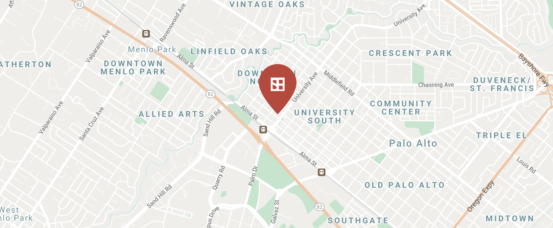 Palo Alto Map